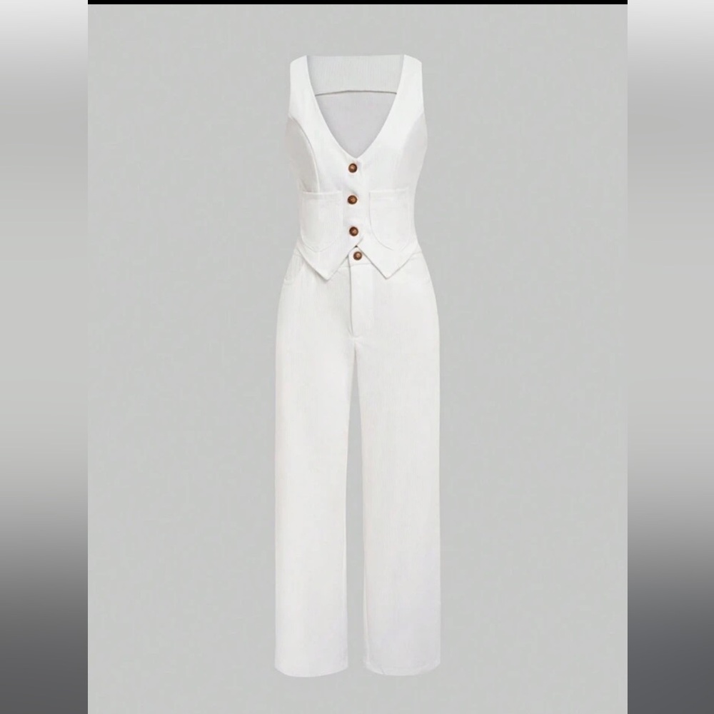 Two Piece Vest & Pant Set
